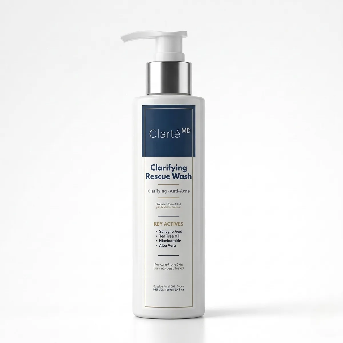 Clarifying Rescue Face Wash cinematic still