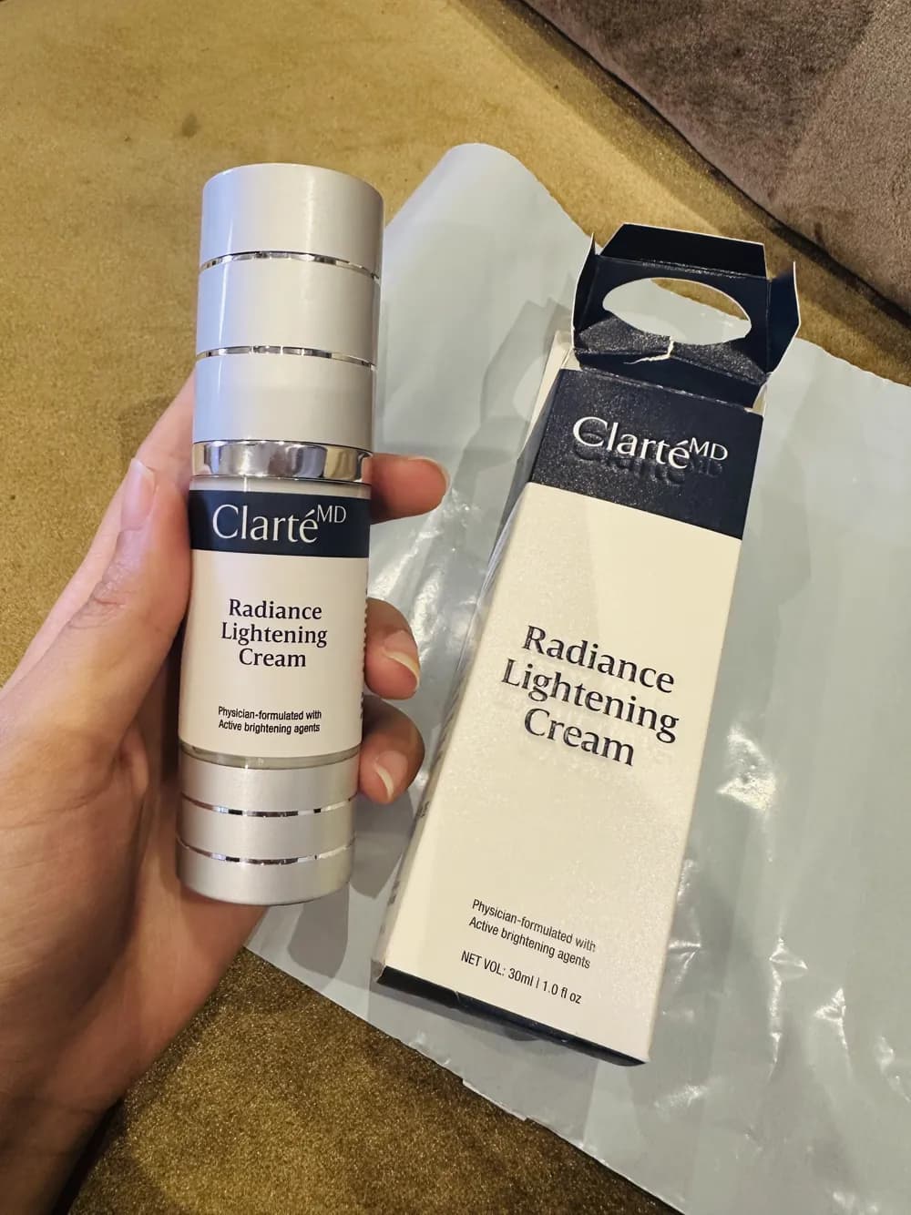 Radiance Lightening Cream — customer photo